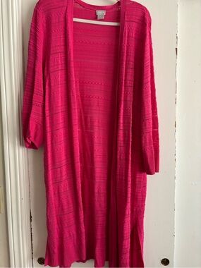 Chico's Bright Pink Knit Top